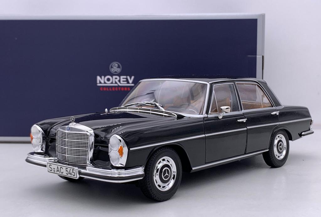 MERCEDES BENZ 280 SE '68 ZWART schaal 1/18 NOREV ref: 183762, Verzenden, Nieuw, Auto, Norev