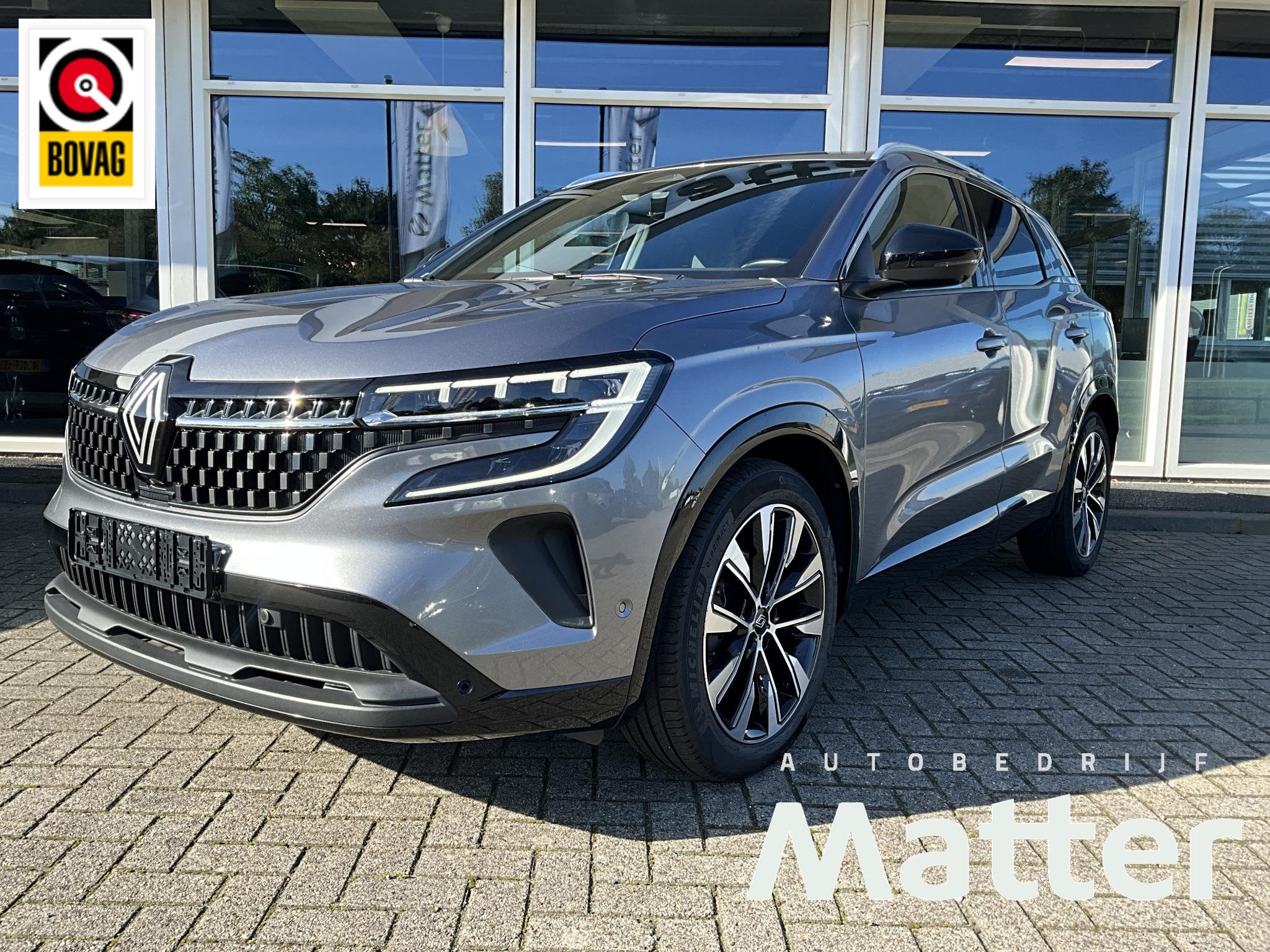 Renault Austral 1.3 mild hybrid 160 X-Tronic techno, Auto's, Gebruikt, Euro 6, 4 cilinders, Leder en Stof