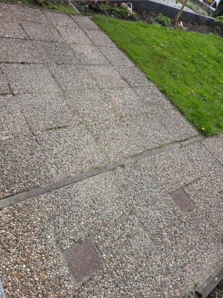 Grindtegels -50x50  en  60x40, Ophalen, Gebruikt, 10 m² of meer, Grind