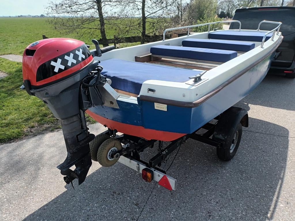Sloep familie boot, Watersport en Boten, Ophalen, Zo goed als nieuw, 3 tot 6 meter, Buitenboordmotor