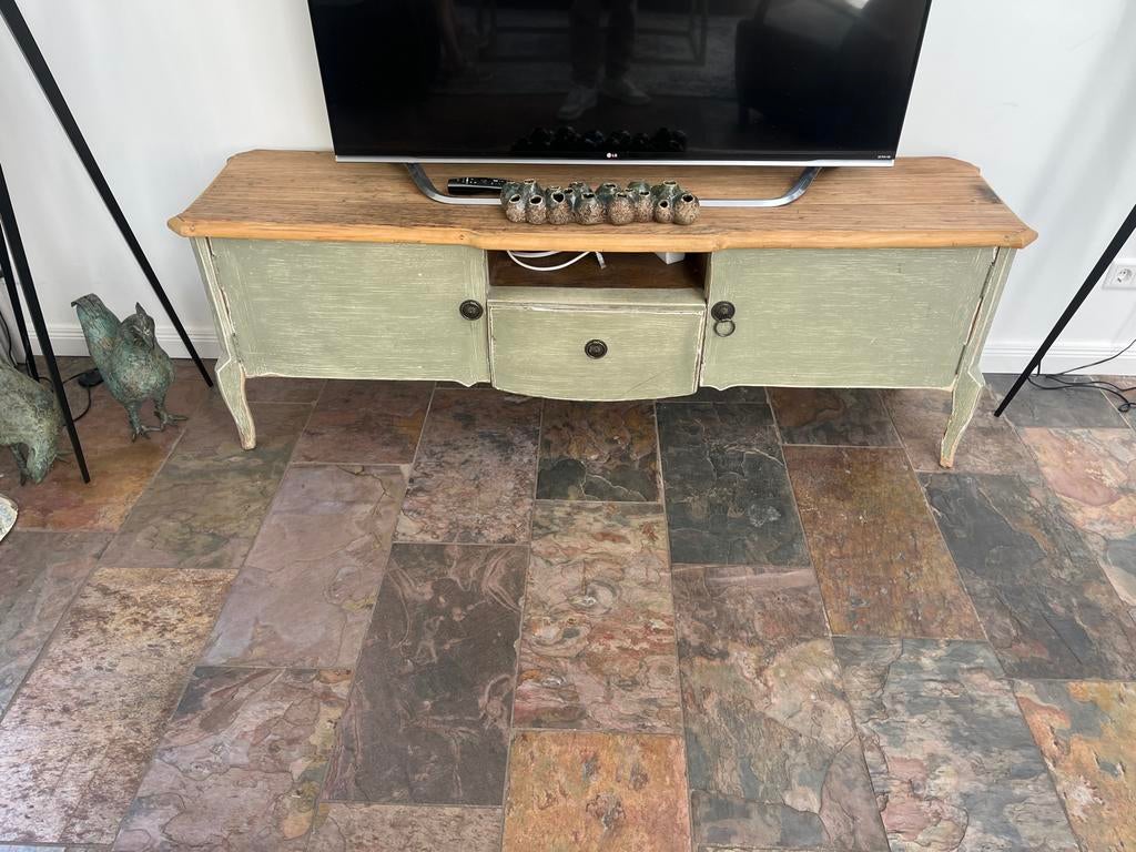 Brocante tv kast - 178x50x61 cm, Ophalen, Gebruikt, 150 tot 200 cm, Minder dan 100 cm