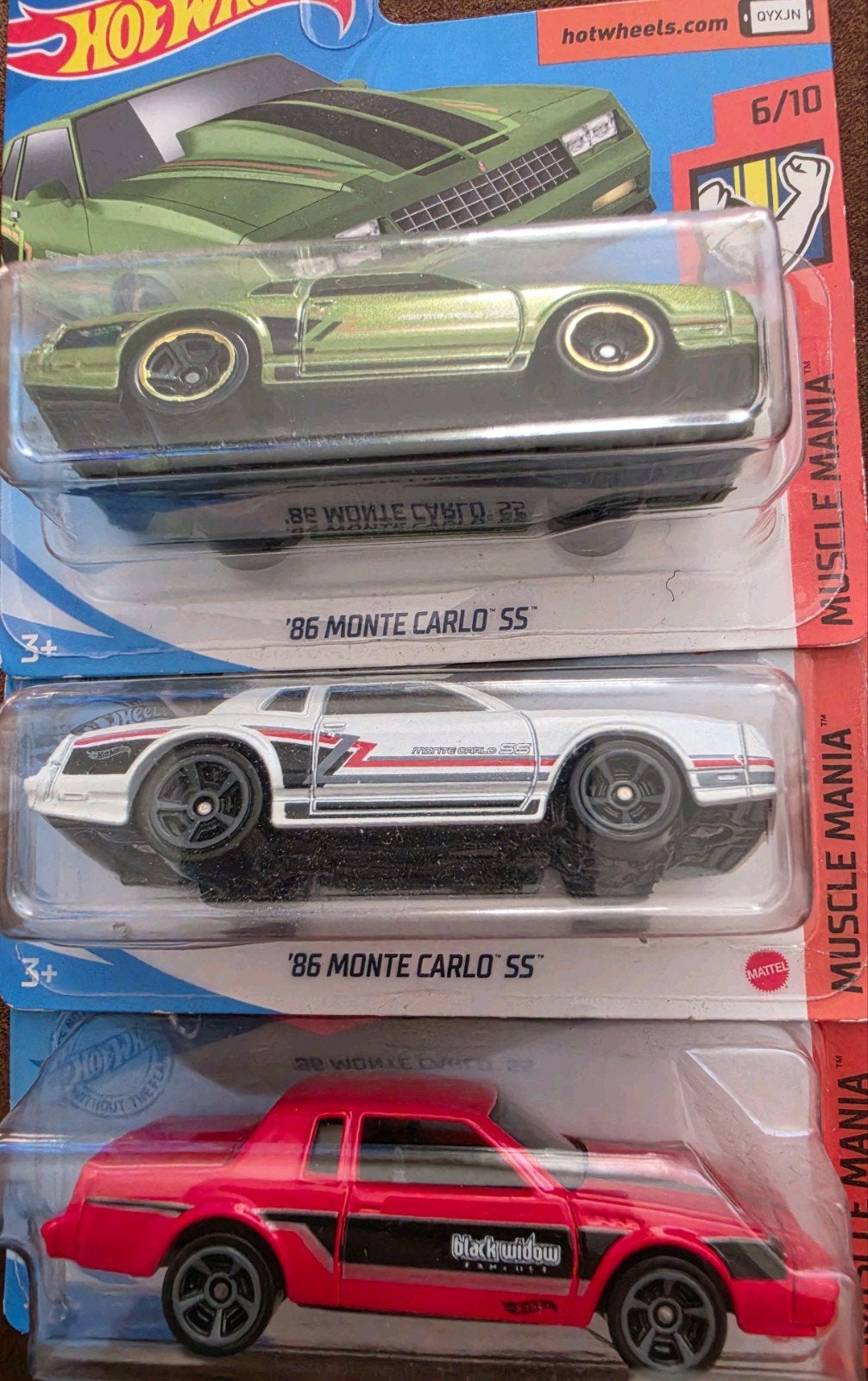 Hot Wheels '86 Monte Carlo SS & '87 Buick Regal GNX, Ophalen of Verzenden, Nieuw, Auto