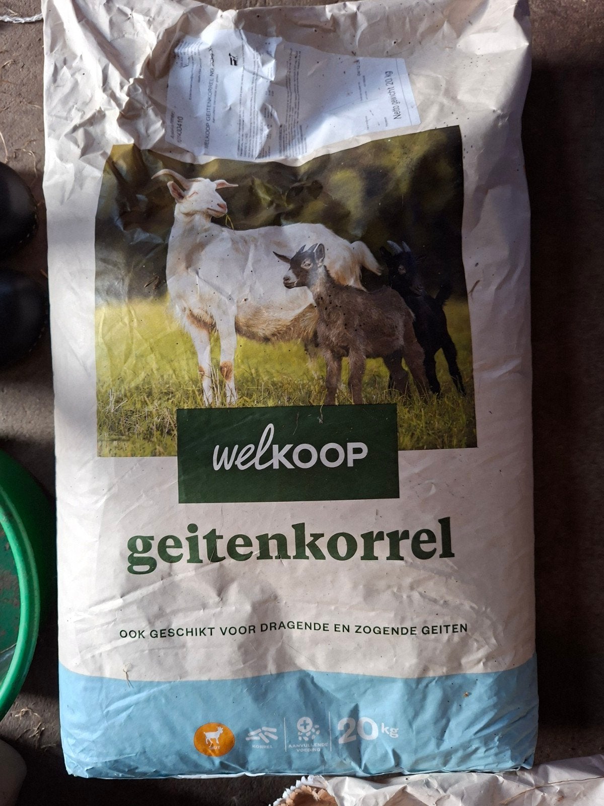Geiten korrel, Ophalen, Vee