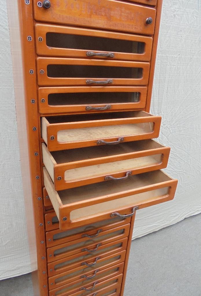 fourniturenkast ladekast garenkast winkelkast, Antiek en Kunst, Curiosa en Brocante, Ophalen of Verzenden