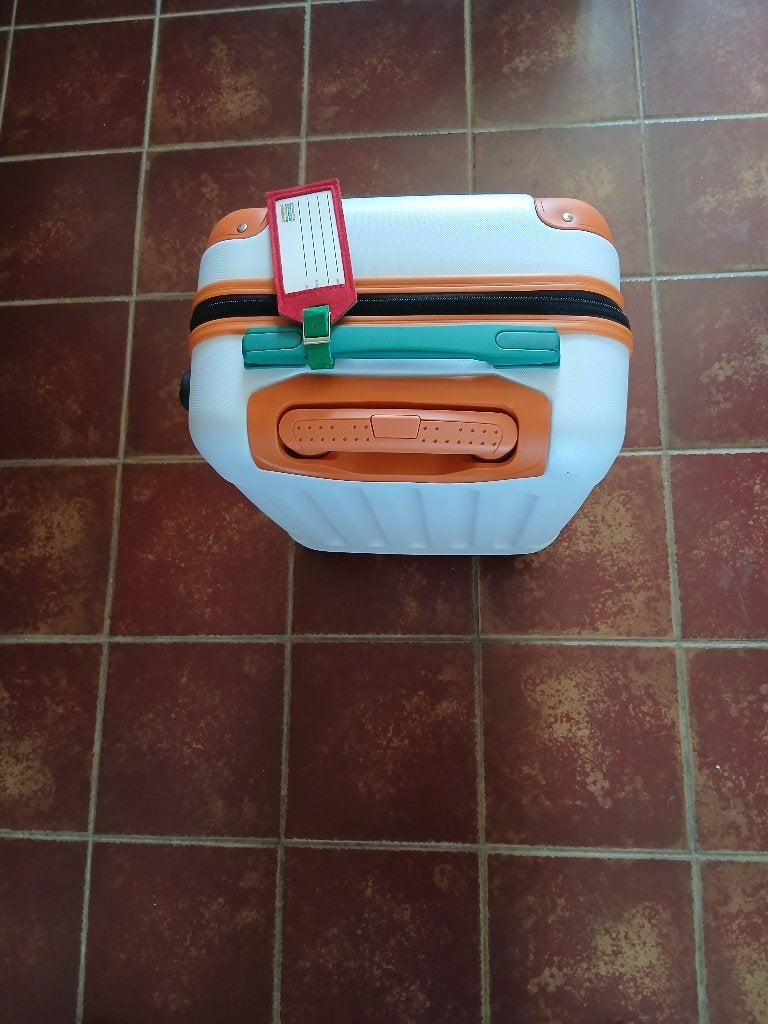 Koffer, Hard kunststof, 45 tot 55 cm, Nieuw, Uitschuifbare handgreep