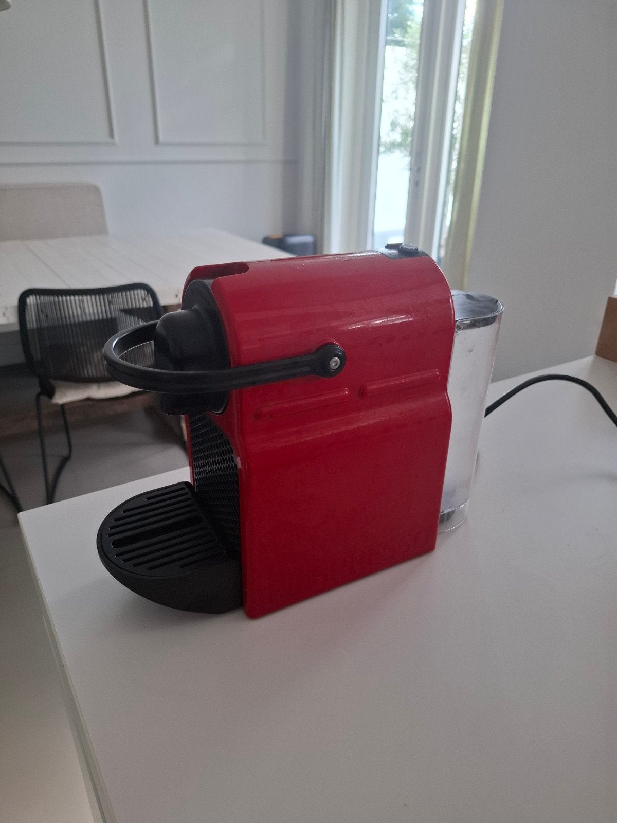 Krups Nespresso Inissia - Rood, Witgoed en Apparatuur, Ophalen, Gebruikt, Espresso apparaat, 1 kopje