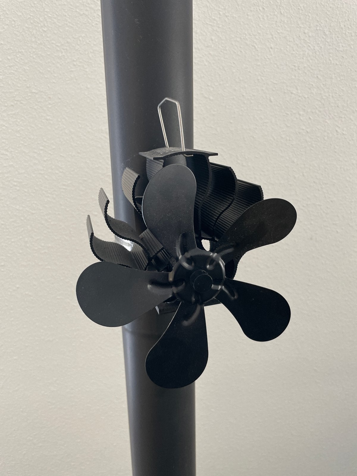 Kachelventilator voor houtkachel - Zwart, Ophalen of Verzenden, Gebruikt, Overige