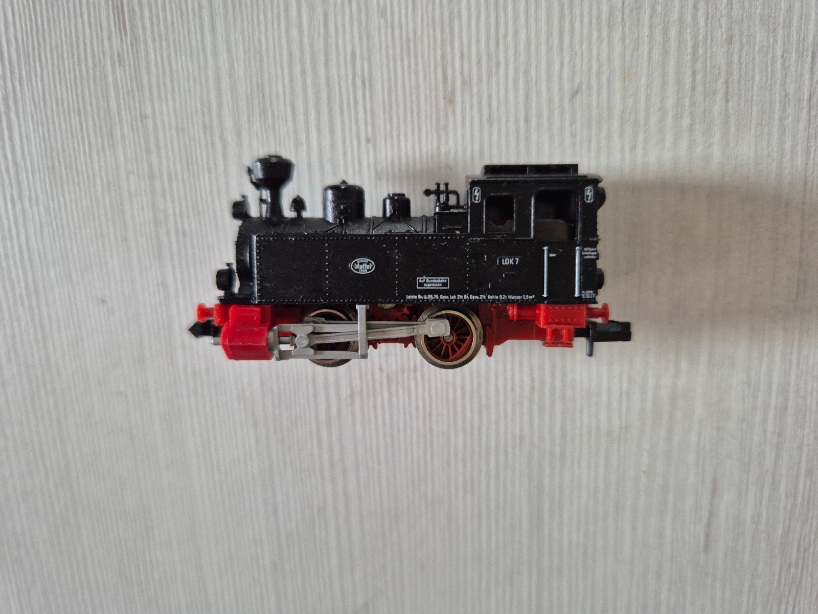 Mooie Fleischmann N-spoor stoomloc 7000, Gebruikt, Fleischmann, Ophalen of Verzenden, Gelijkstroom