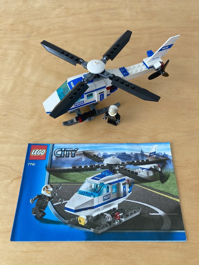 LEGO City - Politiehelikopter - 7741, City, Lego, Ophalen of Verzenden, Zo goed als nieuw