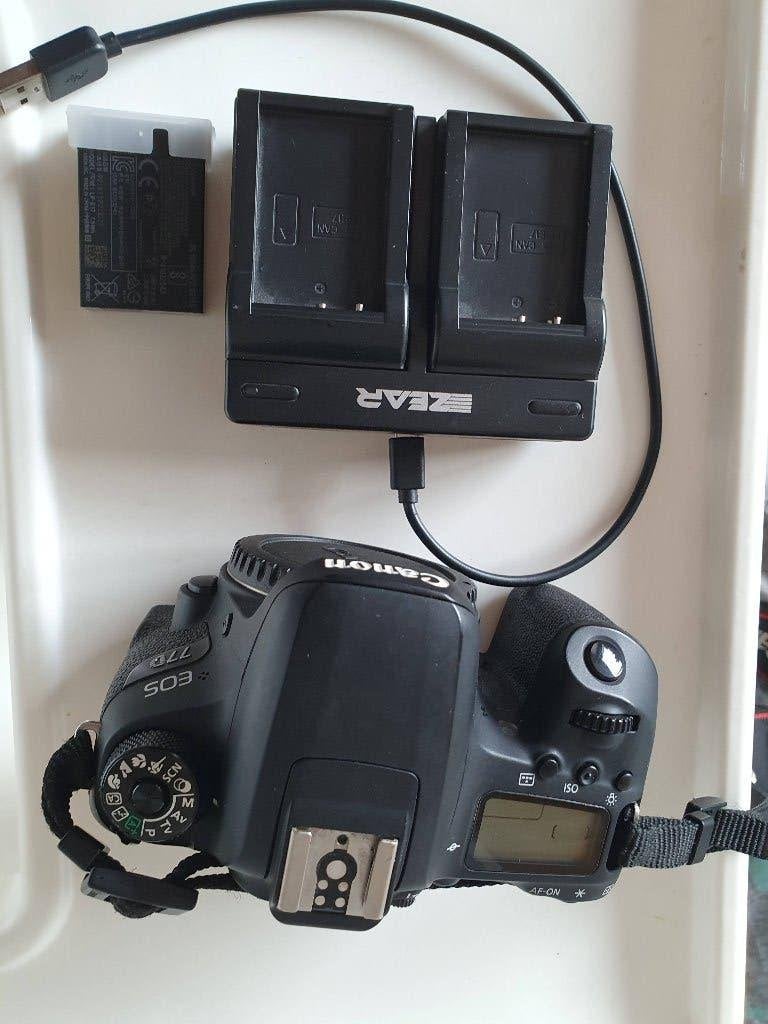 Canon body 77D, Audio, Tv en Foto, Fotocamera's Digitaal, Ophalen, Bluetooth, Spiegelreflex, Canon