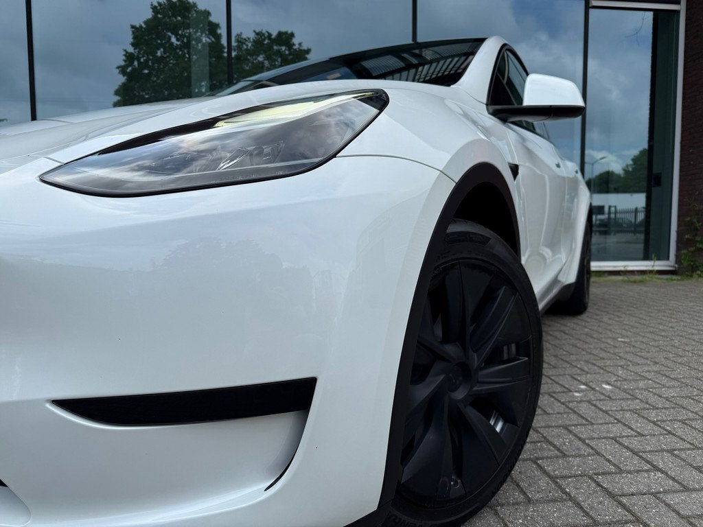Tesla Model Y RWD 58 kWh - Navi - Leder - Panoramadak - OrgN, 238 pk, Achterwielaandrijving, Gebruikt, Beige