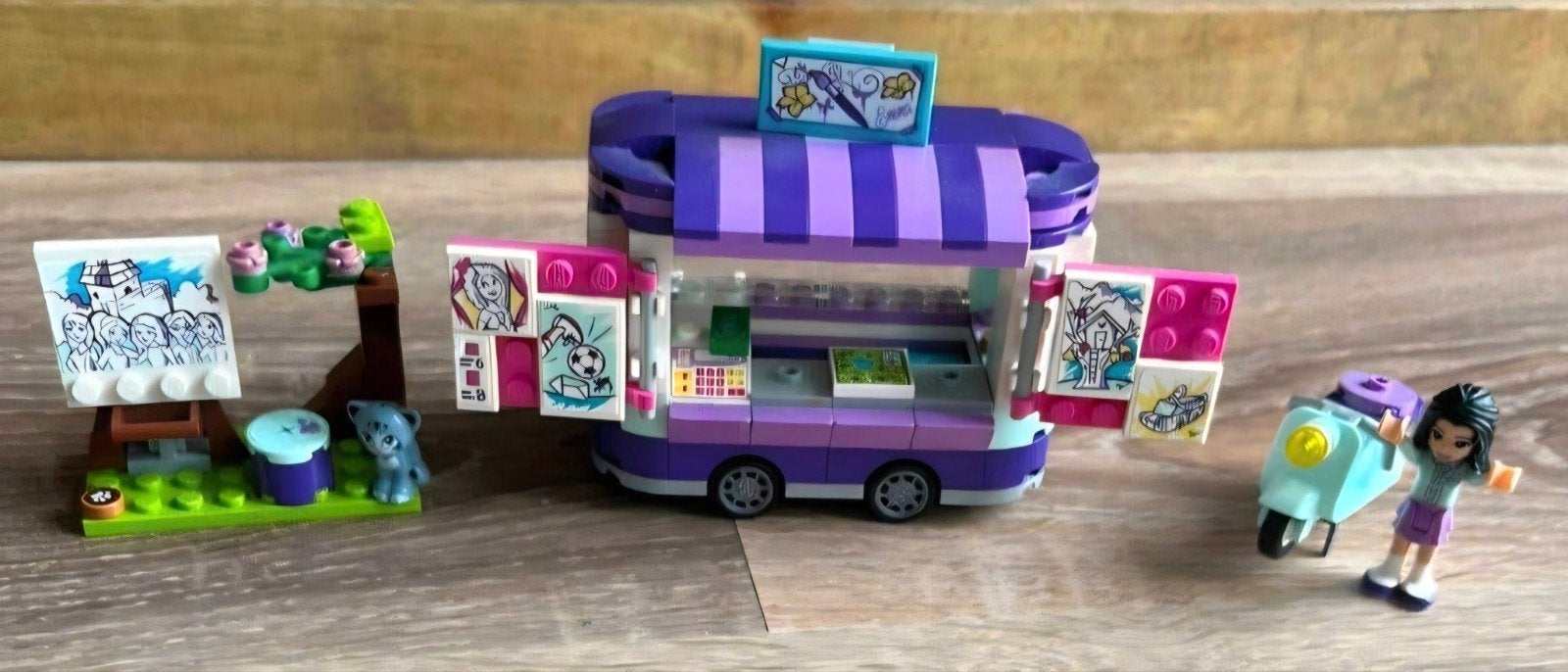 Lego Friends Emma's Kunstkraam (41332), Ophalen of Verzenden, Zo goed als nieuw, Overige merken