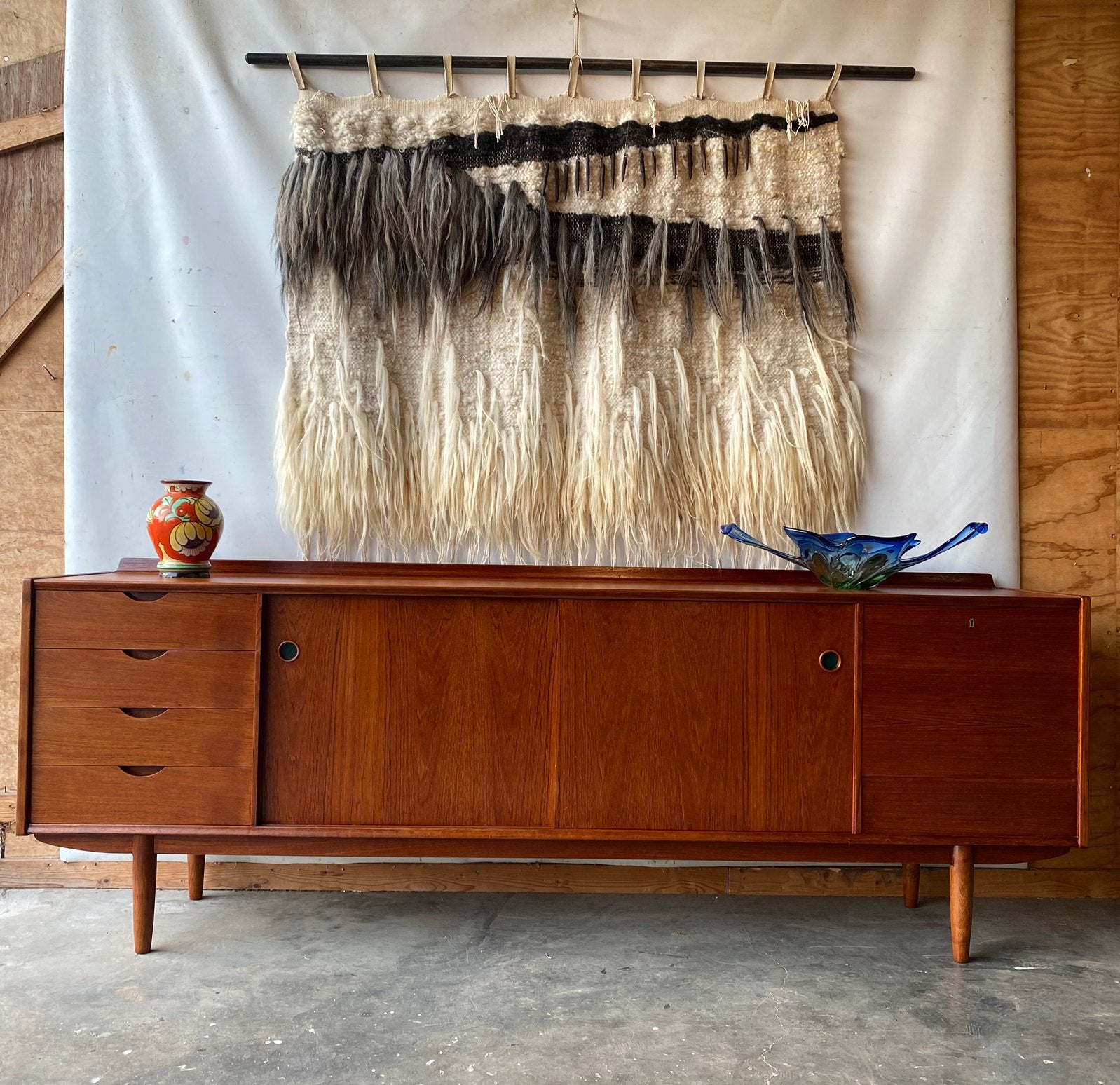 Vintage jaren 60 Deens Dressoir teak, Vintage Jaren 60, Teakhout, Ophalen of Verzenden, Zo goed als nieuw