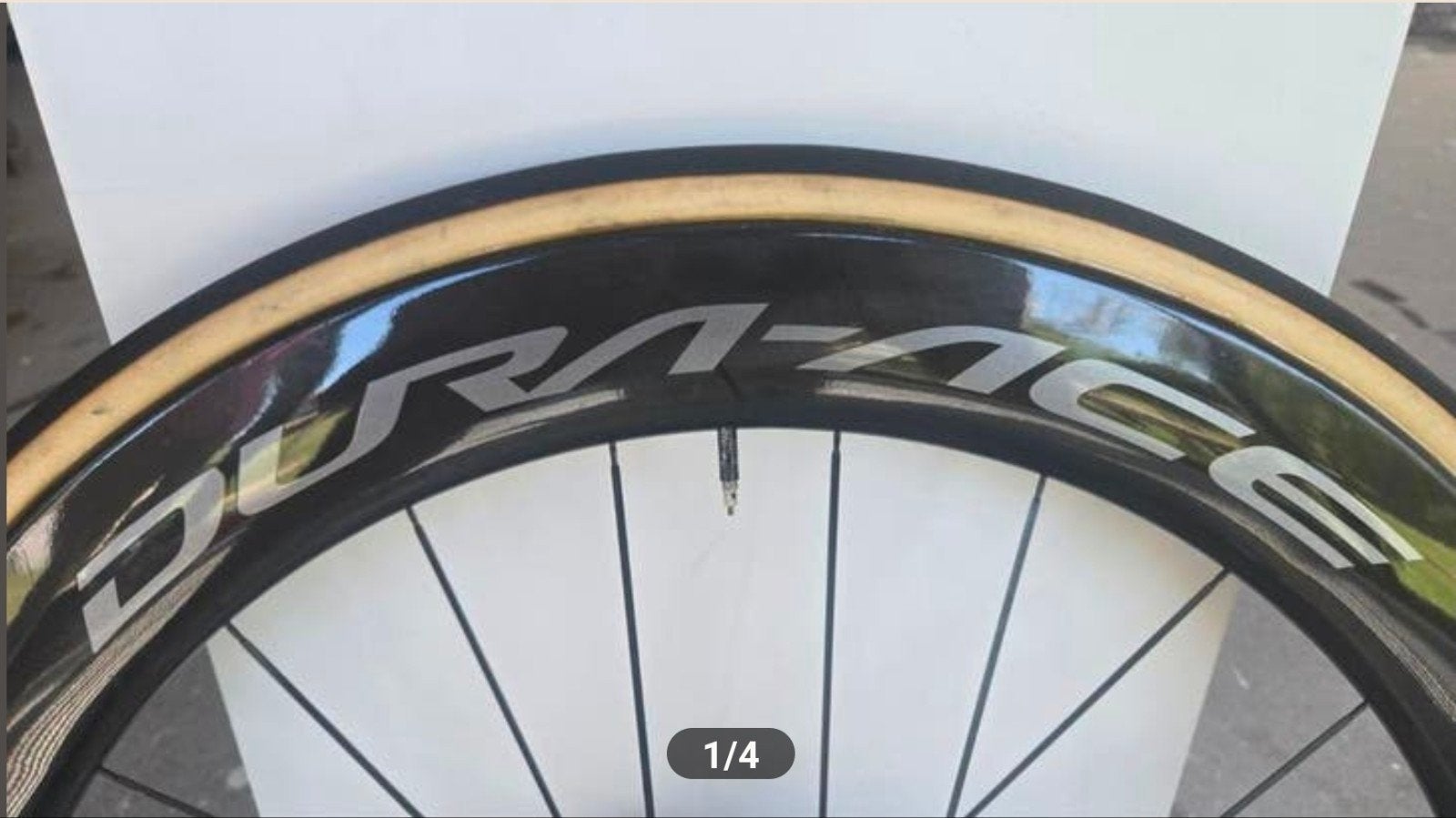 Mooie dura ace Carbon 60mm racewielen.  (tubular), Fietsen en Brommers, Fietsonderdelen, Wiel, Ophalen of Verzenden, Zo goed als nieuw