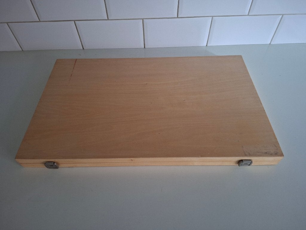 Houten kistje., Ophalen of Verzenden, Gebruikt