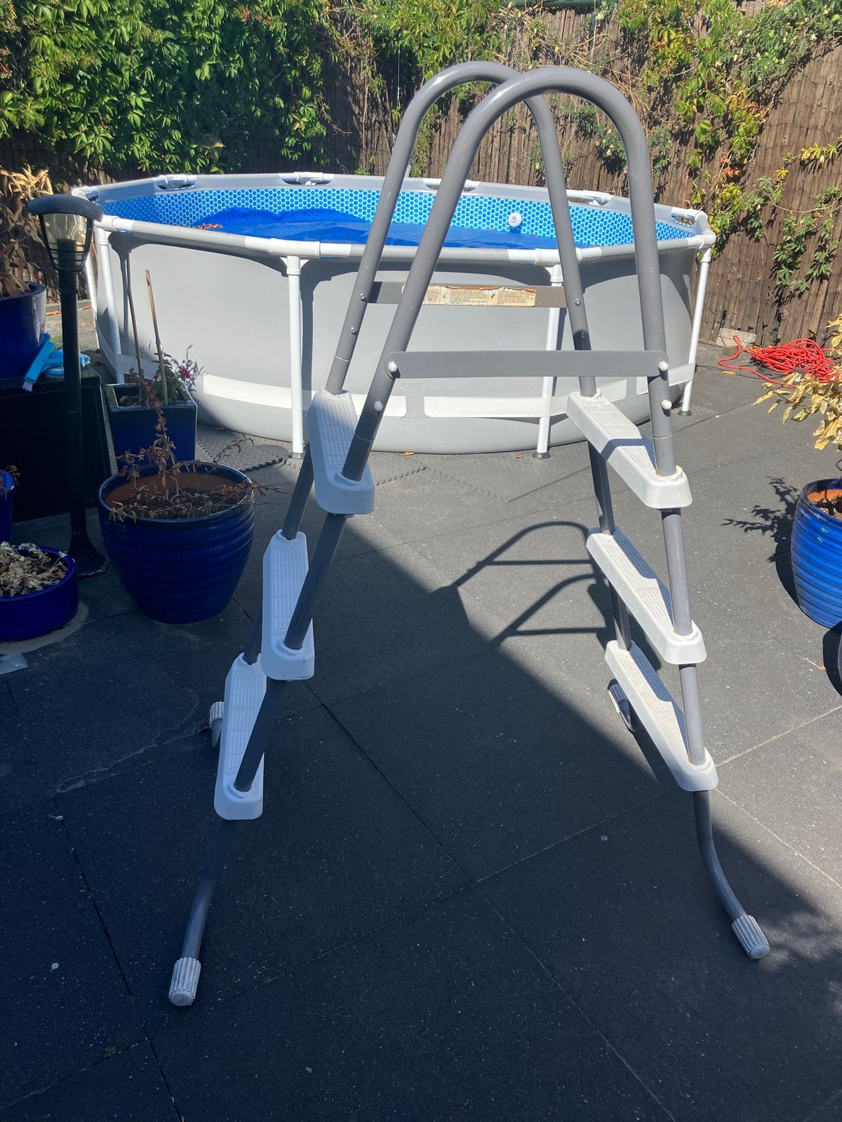 Zwembadtrap met 3 treden, Tuin en Terras, Zwembad-toebehoren, Ophalen, Gebruikt