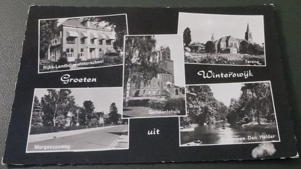 Winterswijk - Vijfluik - Torens - Winterschool - ed - KPN01, Verzenden, 1960 tot 1980, Gelopen, Gelderland