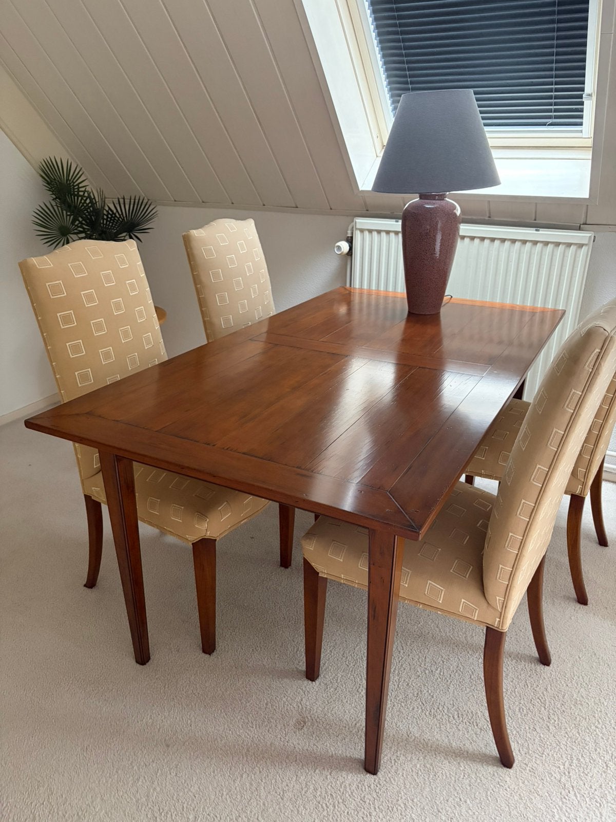 Eettafel van kersenhout, Ophalen, Gebruikt, 50 tot 100 cm, 150 tot 200 cm