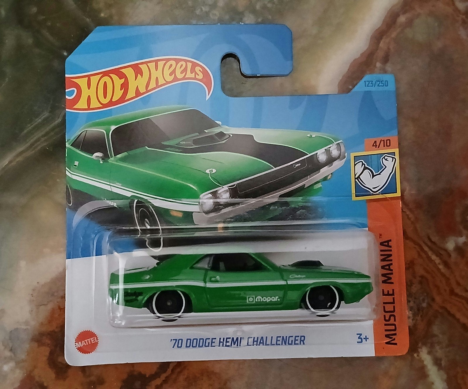 Hot Wheels '70 Dodge Hemi Challenger - Groen, Ophalen of Verzenden, Nieuw, Auto, Overige merken