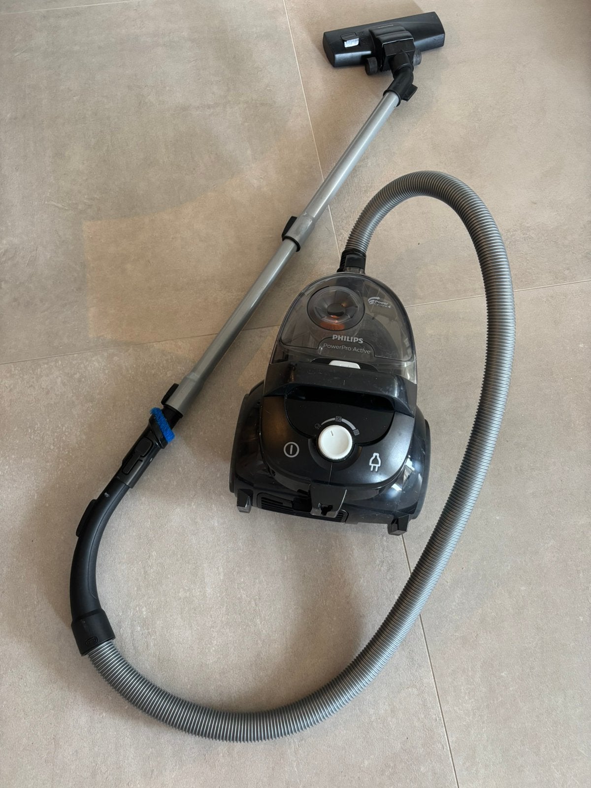 Philips PowerPro Active stofzuiger - Zwart, Gebruikt, Ophalen, Gebruikt, Philips, Sledestofzuiger