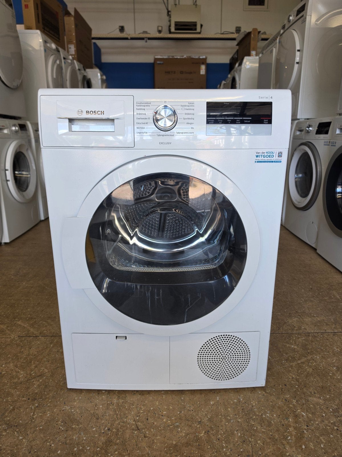 Bosch Serie 4 condensdroger | 8 kilo | Gratis thuis 🚚✅️, Jirnsum, Anti-kreukfase, 8 tot 10 kg, Zo goed als nieuw