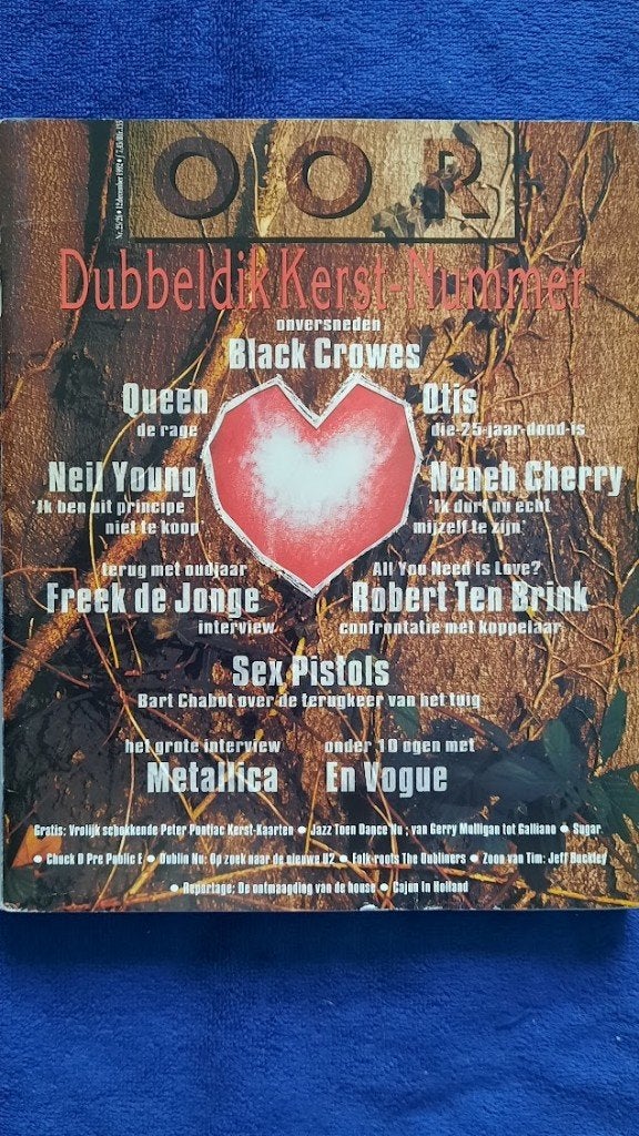 OOR 25-26 1992 4 Black Crowes Neil Young CS&N Freek de Jonge, Ophalen of Verzenden, Zo goed als nieuw, Muziek, Film of Tv