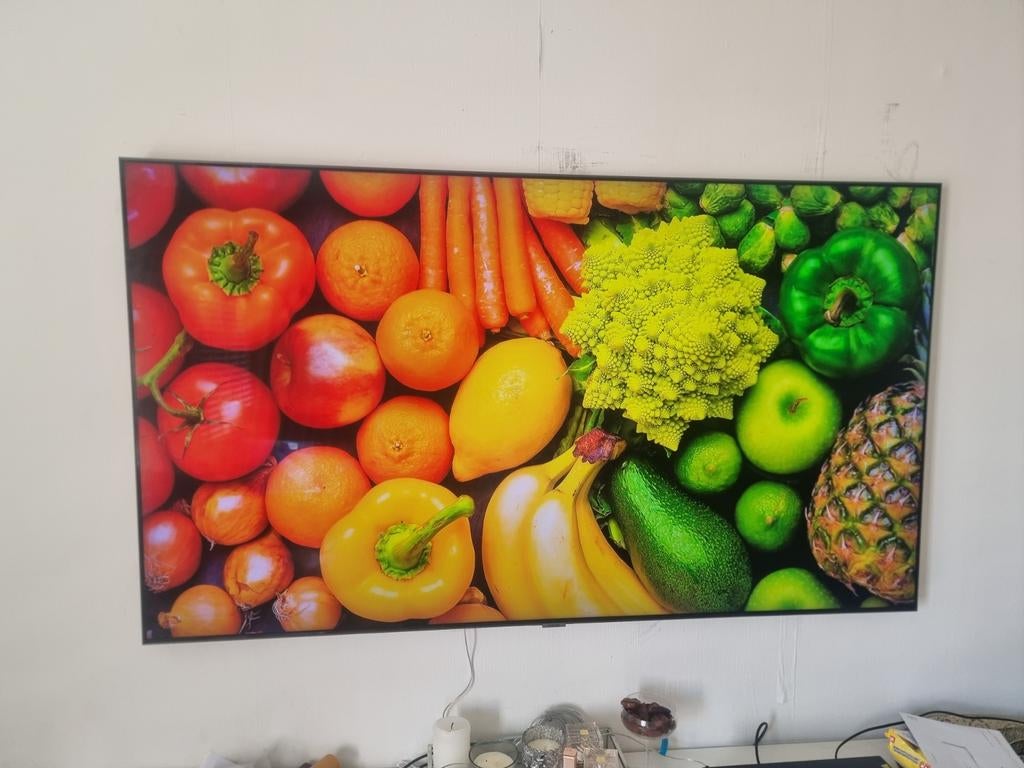 SAMSUNG QLED Q95T 65 INCH, QLED, 120 Hz, Ophalen of Verzenden, Zo goed als nieuw