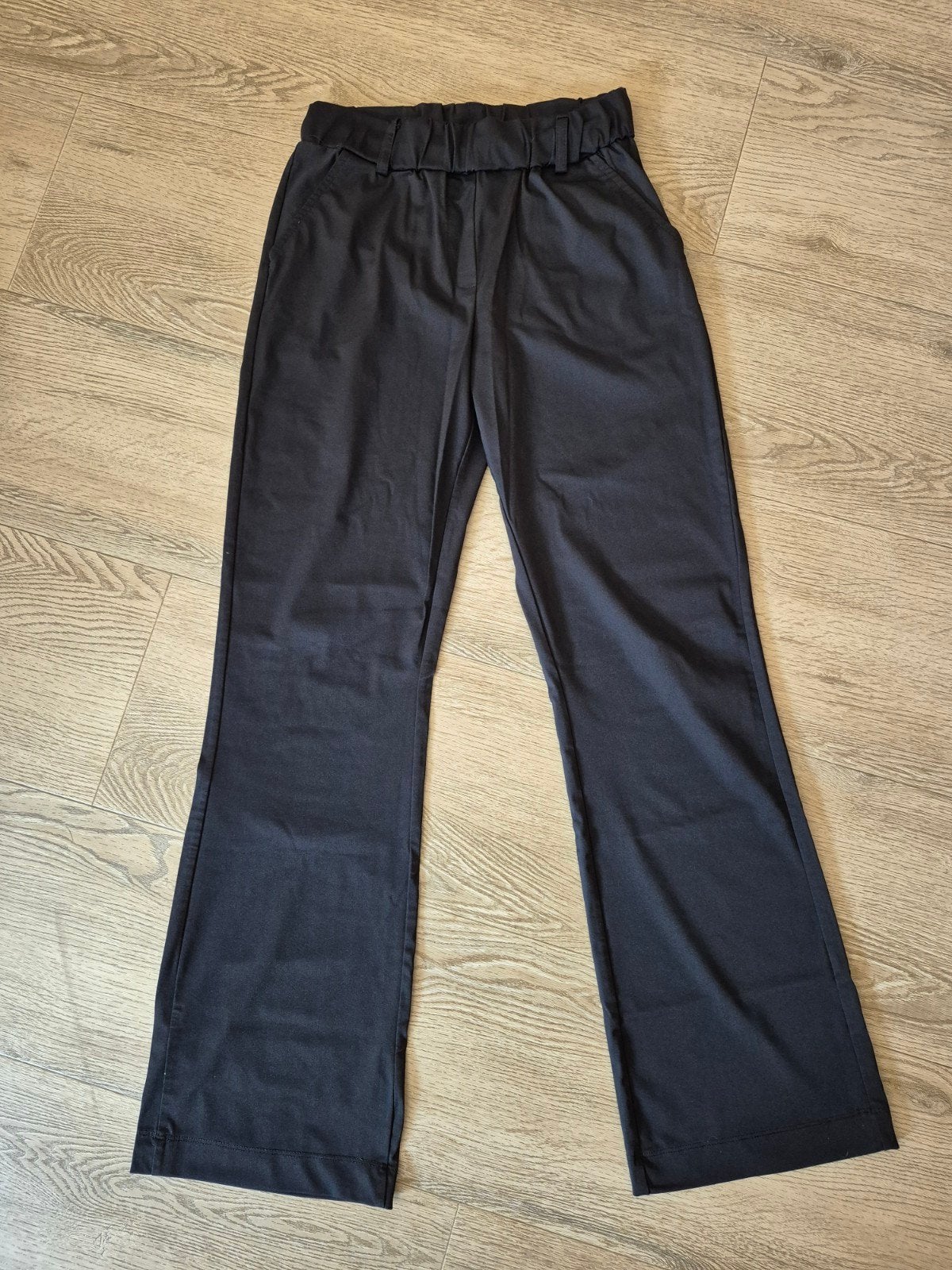 Zwarte pantalon met wijde pijpen - YAZZ-SET, YAZZ-SET, Zwart, Ophalen of Verzenden, Zo goed als nieuw
