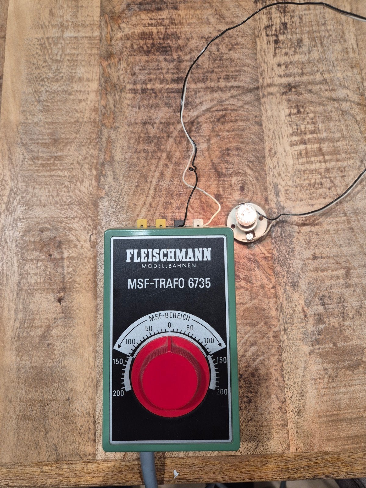 Fleischmann MSF-Trafo 6735 Transformator voor modeltreinen, Transformator of Voeding, Gebruikt, Gelijkstroom, Fleischmann