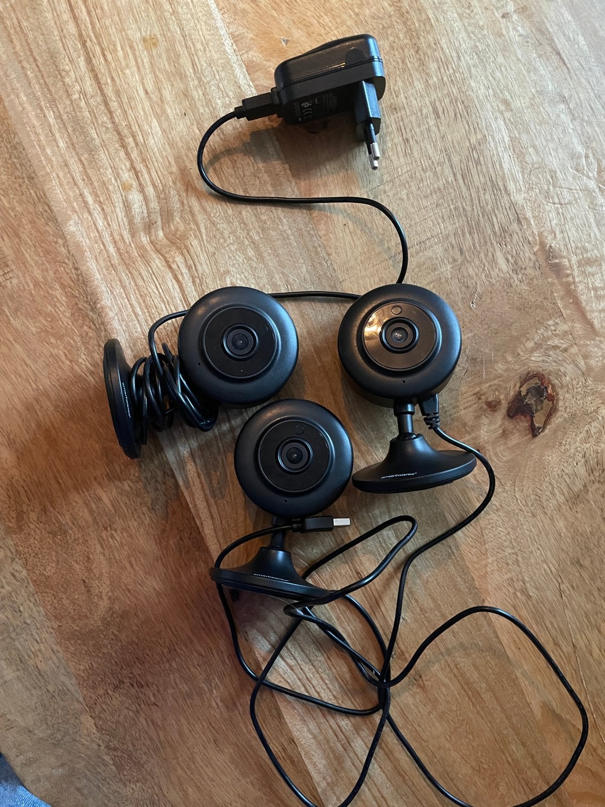 Set van 3 Smartwares Binnencamera's, Audio, Tv en Foto, Videobewaking, Ophalen of Verzenden, Gebruikt, Binnencamera