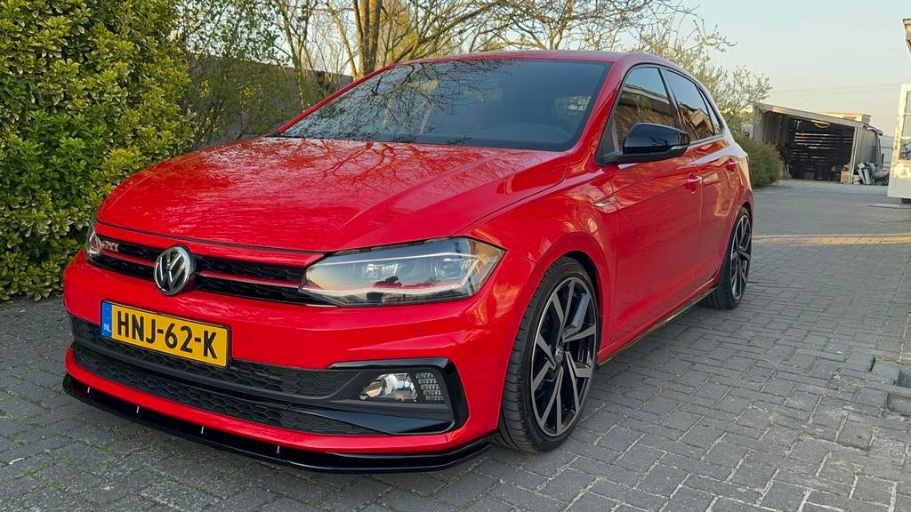 Volkswagen Polo 2.0 TSI GTI 2019, Auto's, Stof, Zwart, 4 cilinders, 1984 cc