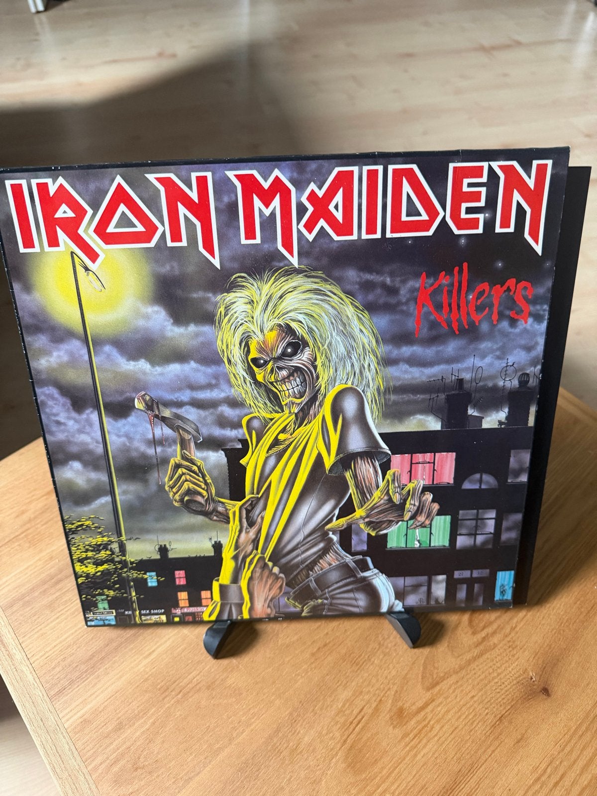 Iron Maiden Killers LP 1981 EMI 1A 062-07450, Ophalen of Verzenden, Gebruikt, Heavy metal, Album