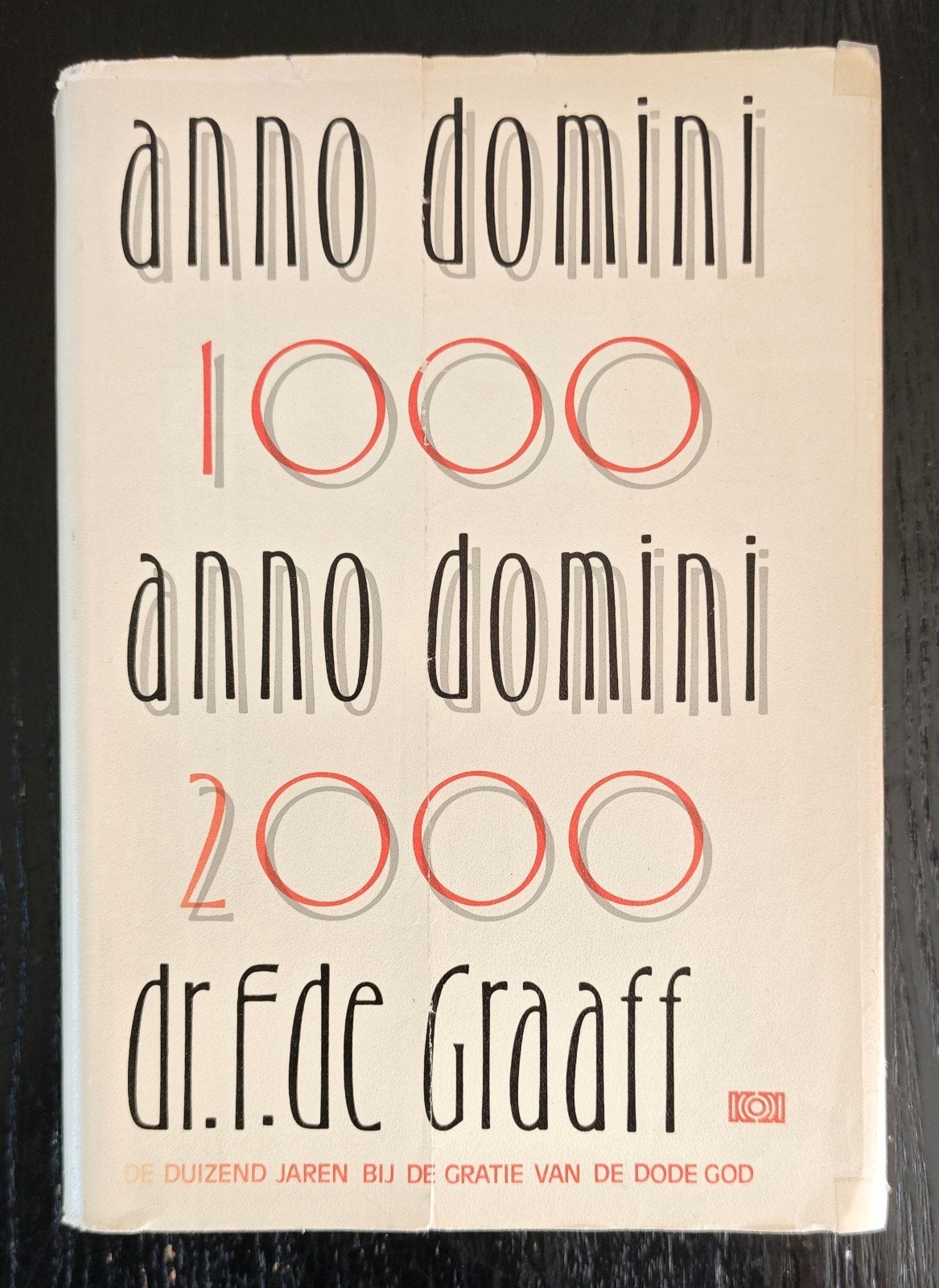 Dr. F. de Graaff: A.D. 1000 - A.D. 2000, Boeken, Ophalen of Verzenden, Gelezen, F. de Graaff