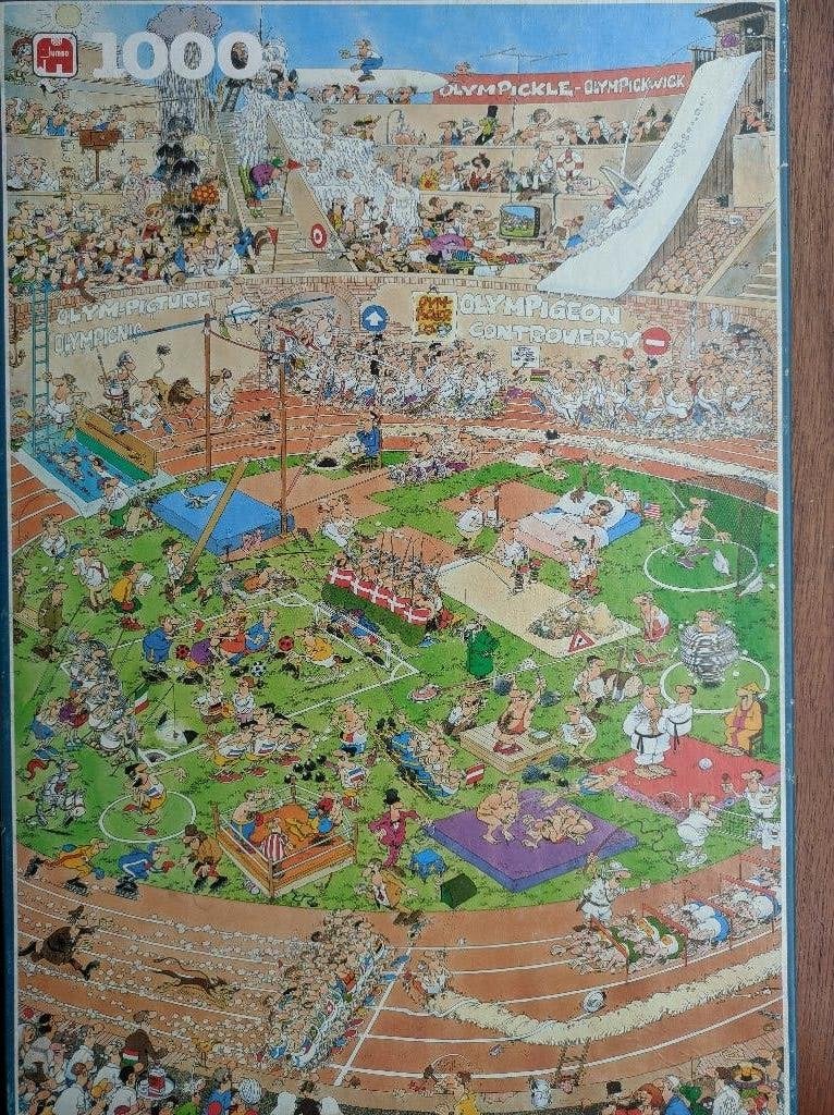 Jan van Haasteren: Olympische Spelen, Hobby en Vrije tijd, Denksport en Puzzels, Ophalen, 500 t/m 1500 stukjes, Zo goed als nieuw