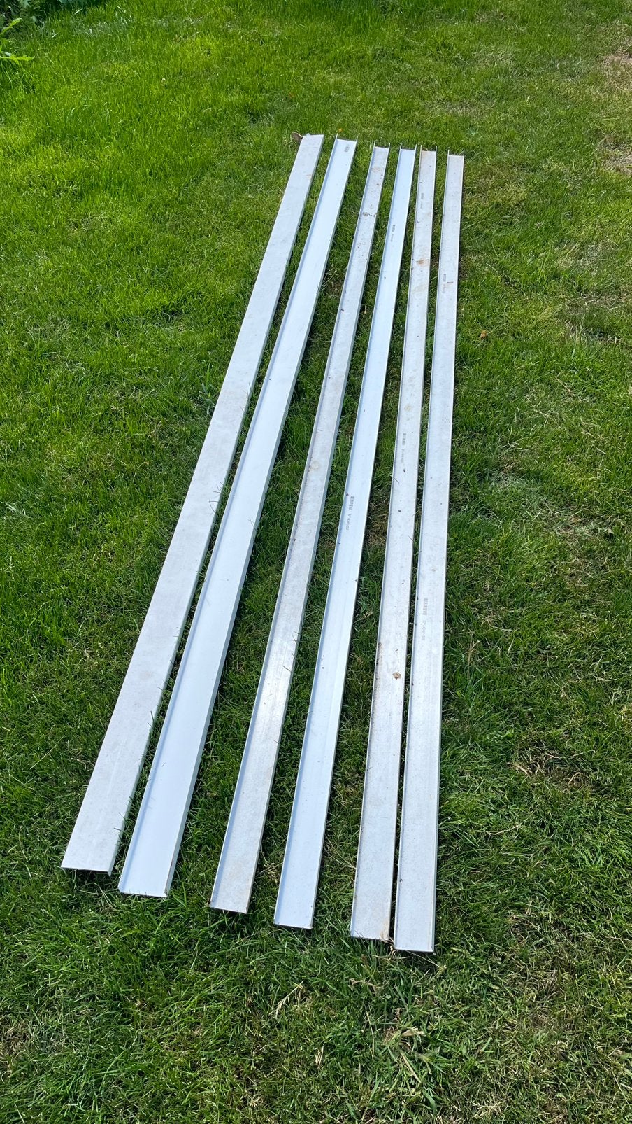 U profielen 5 en 7 cm breed 260 cm lang, Doe-het-zelf en Verbouw, Plinten en Afwerking, Ophalen, Zo goed als nieuw, Overige materialen