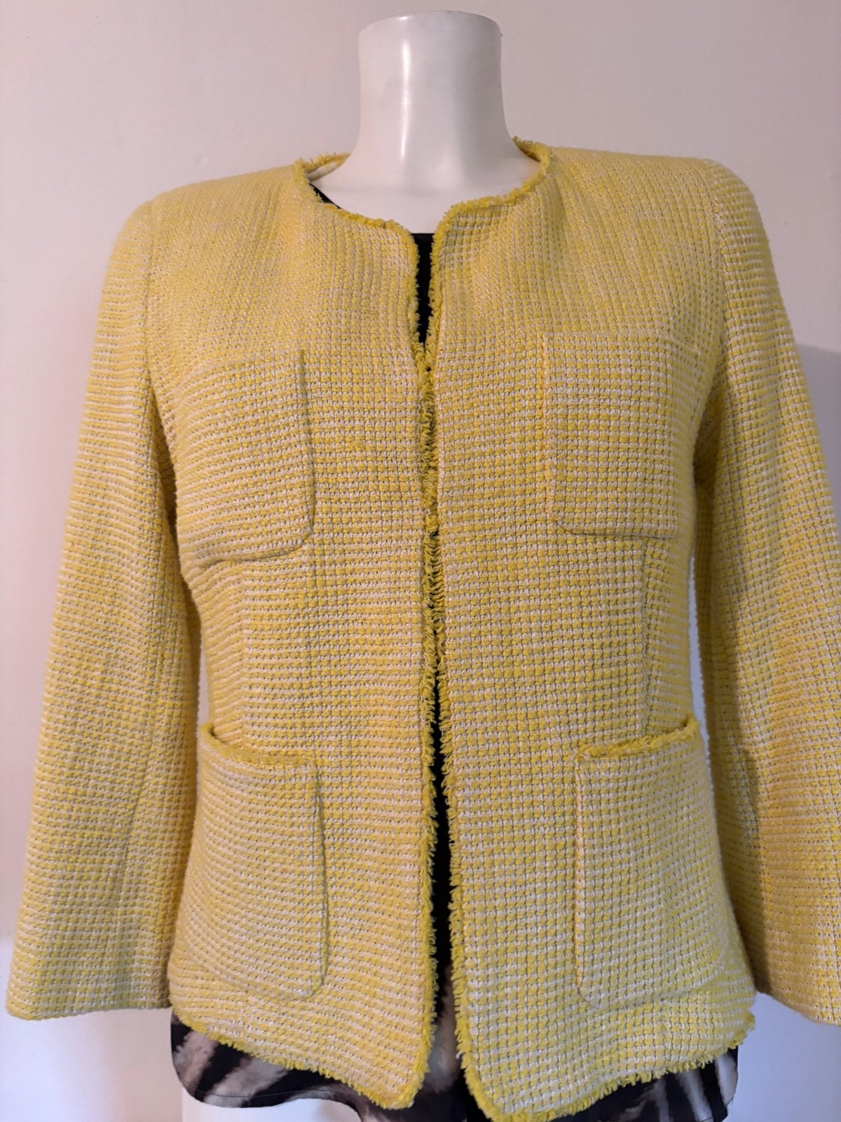Maxmara jasje mt 38-40, Kleding | Dames, Verzenden, Zo goed als nieuw, Maat 38/40 (M), Geel