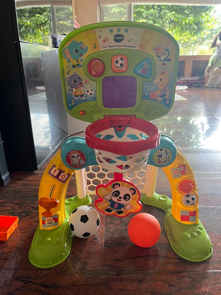 Vtech 3in1 scoor en speel, Kinderen en Baby's, Speelgoed | Vtech, Ophalen, Zo goed als nieuw, 6 maanden tot 2 jaar