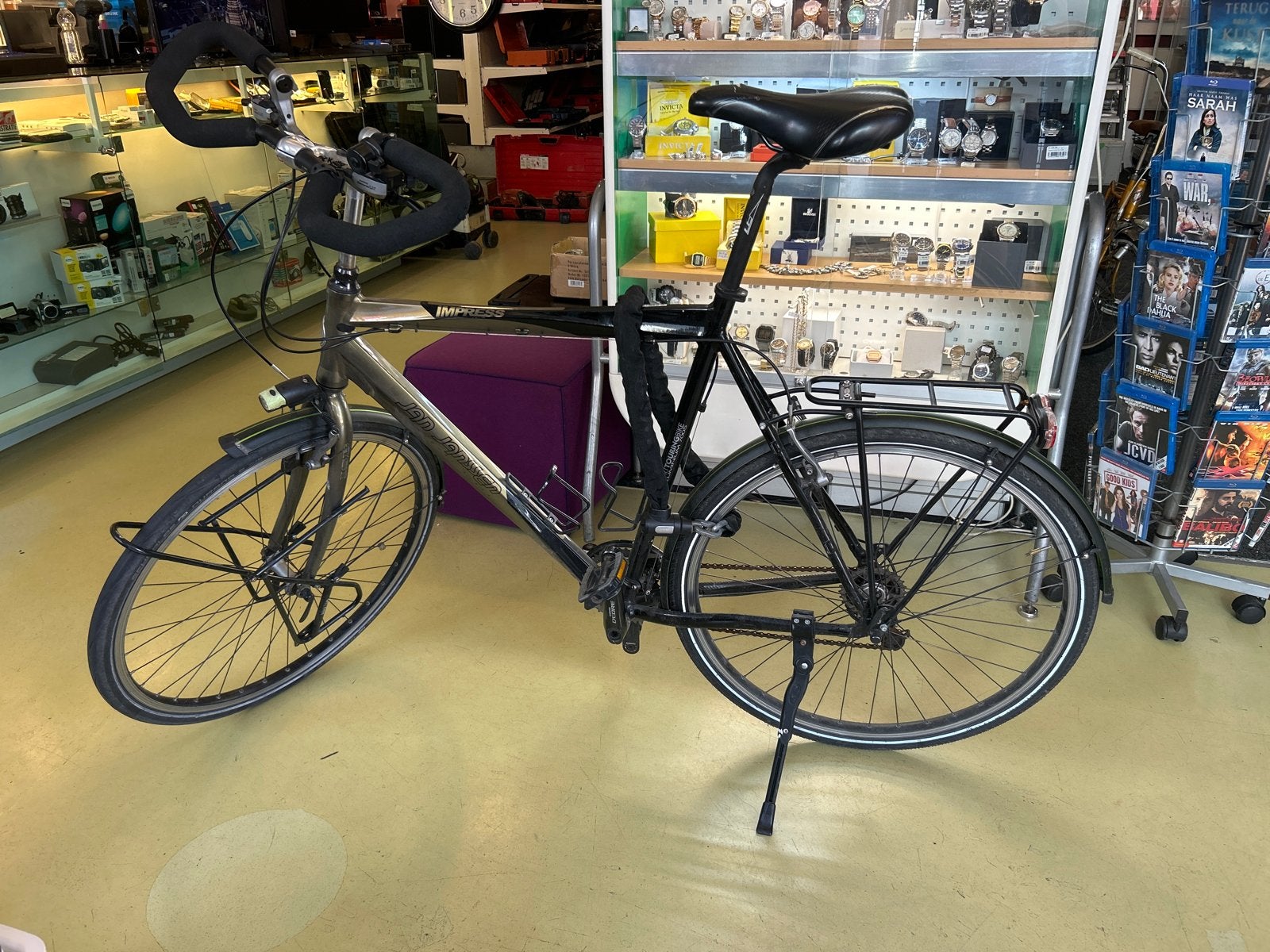 Jan Janssen Impress Herenfiets met Versnellingen, Gebruikt, Velgrem, Versnellingen, Nvt