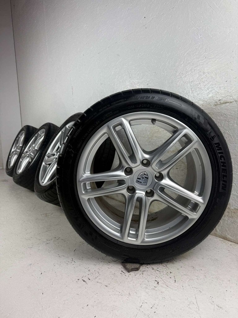 Originele Porsche Panamera 970 Turbo 4S velgen 19" 5x130 set, Gebruikt, 285 mm, Banden en Velgen, Niet ingevuld