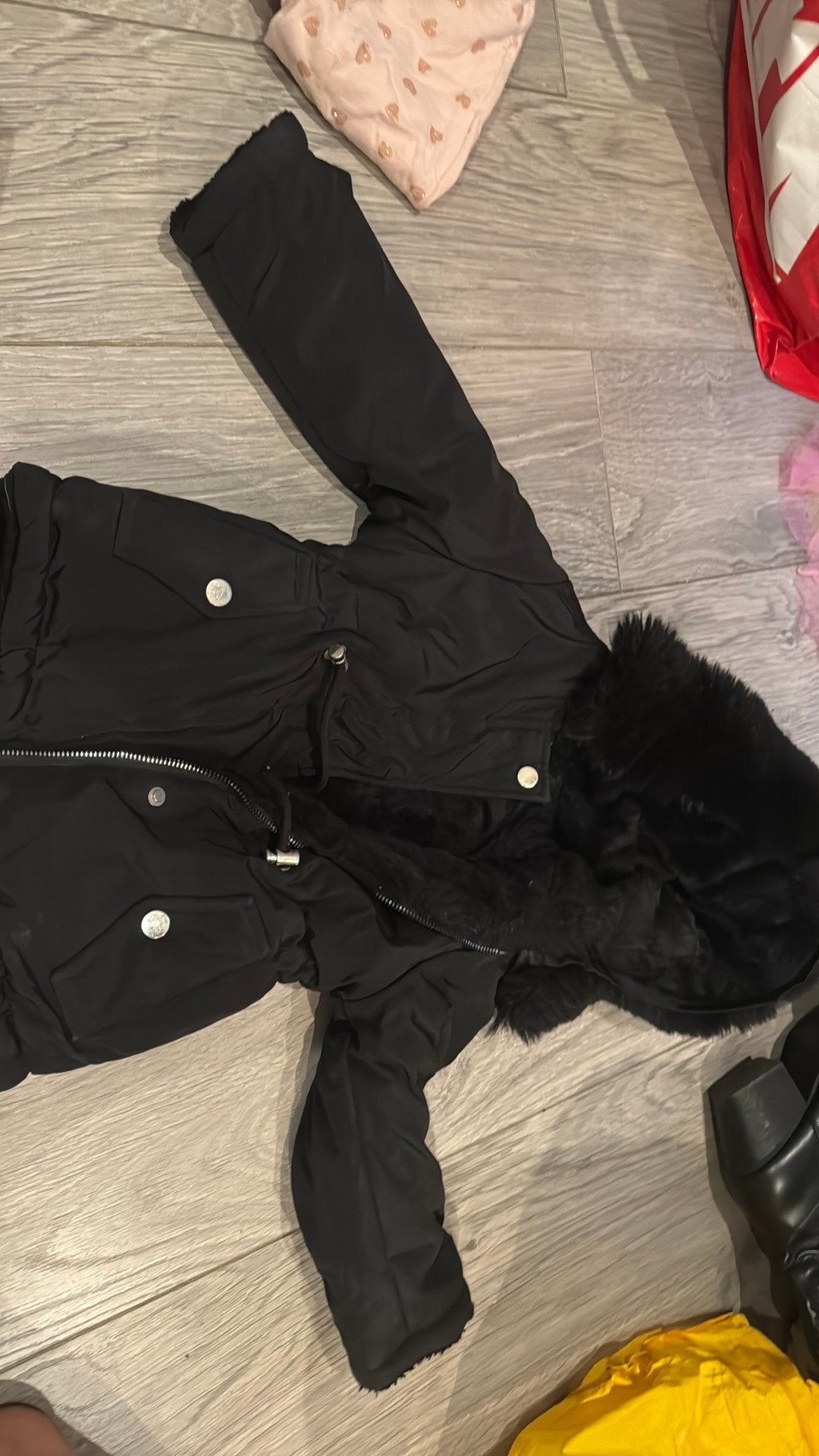 Meisjes winterjas., Ophalen, Gebruikt, Maat 86