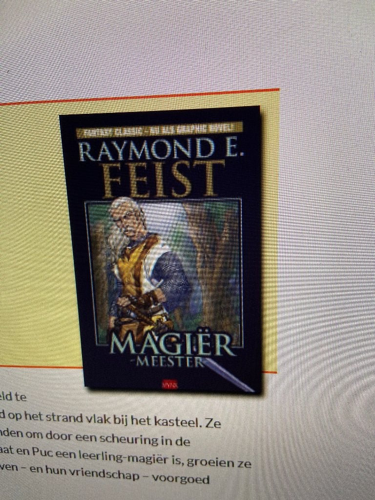 Raymond E Feist magier meester, Boeken, Ophalen of Verzenden, Zo goed als nieuw