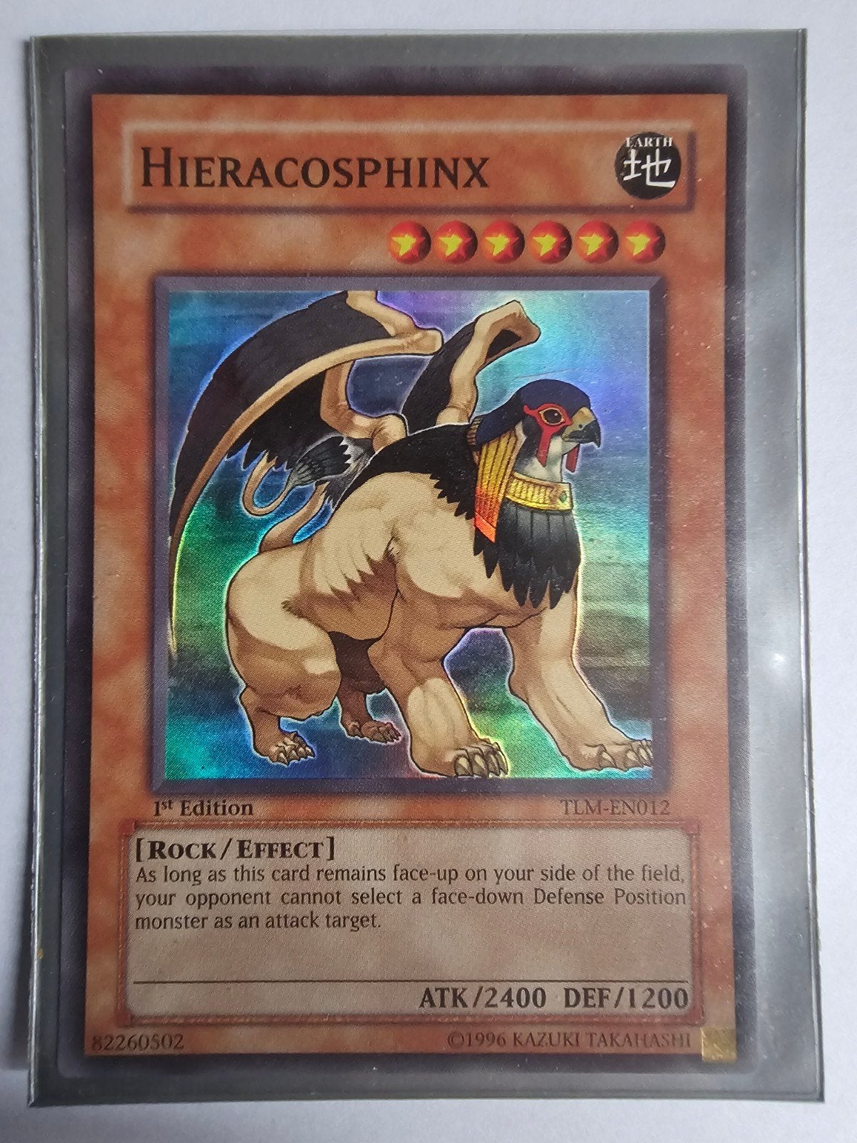 Yu-Gi-Oh! Hieracosphinx 1st Edition TLM-EN012 Foil, Verzenden, Zo goed als nieuw, Losse kaart, Foil