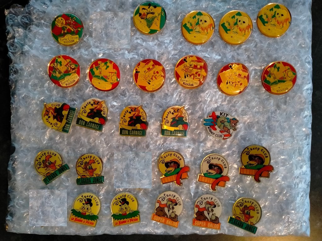Minnie Mickey Pluto rescue Rangers disney Home Video pins, Ophalen of Verzenden, Gebruikt