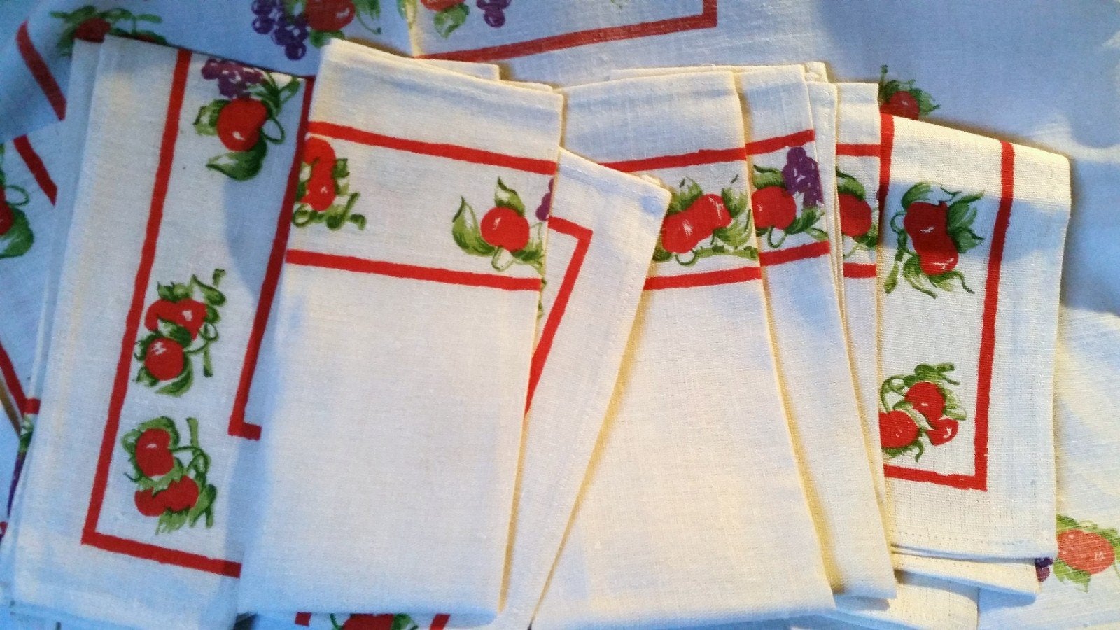 Super mooi tafelkleed met 6 bijhorende servet doeken. Nieuw., Ophalen of Verzenden, Nieuw