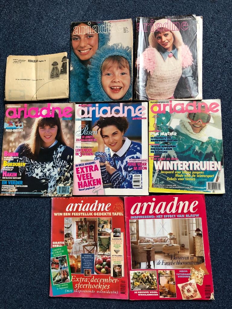 Ariadne uit 1965-96 vintage maandblad voor handwerken, Gelezen, Ariadne, Ophalen of Verzenden, Overige onderwerpen