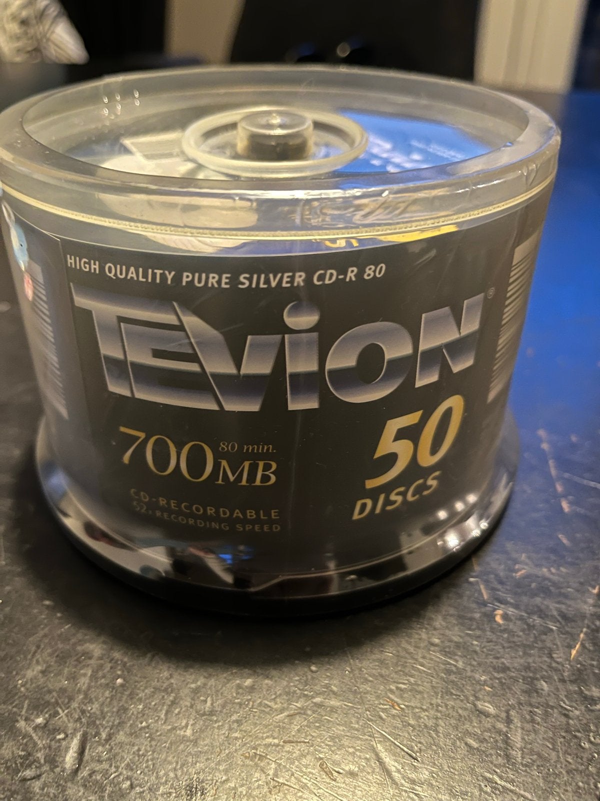 Tevion CD-R 80 min 700MB 50 Discs Spindel, Ophalen of Verzenden, Nieuw, Cd, Op spindel