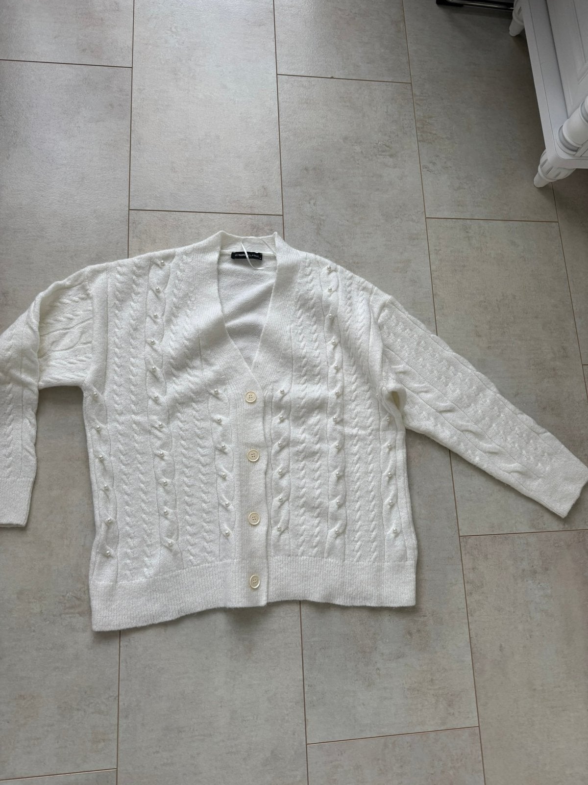 Mooie witte vest, Ophalen of Verzenden, Zo goed als nieuw, Wit