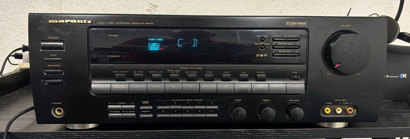 Marantz SR670 Audio/Video Surround Receiver, Ophalen of Verzenden, Gebruikt