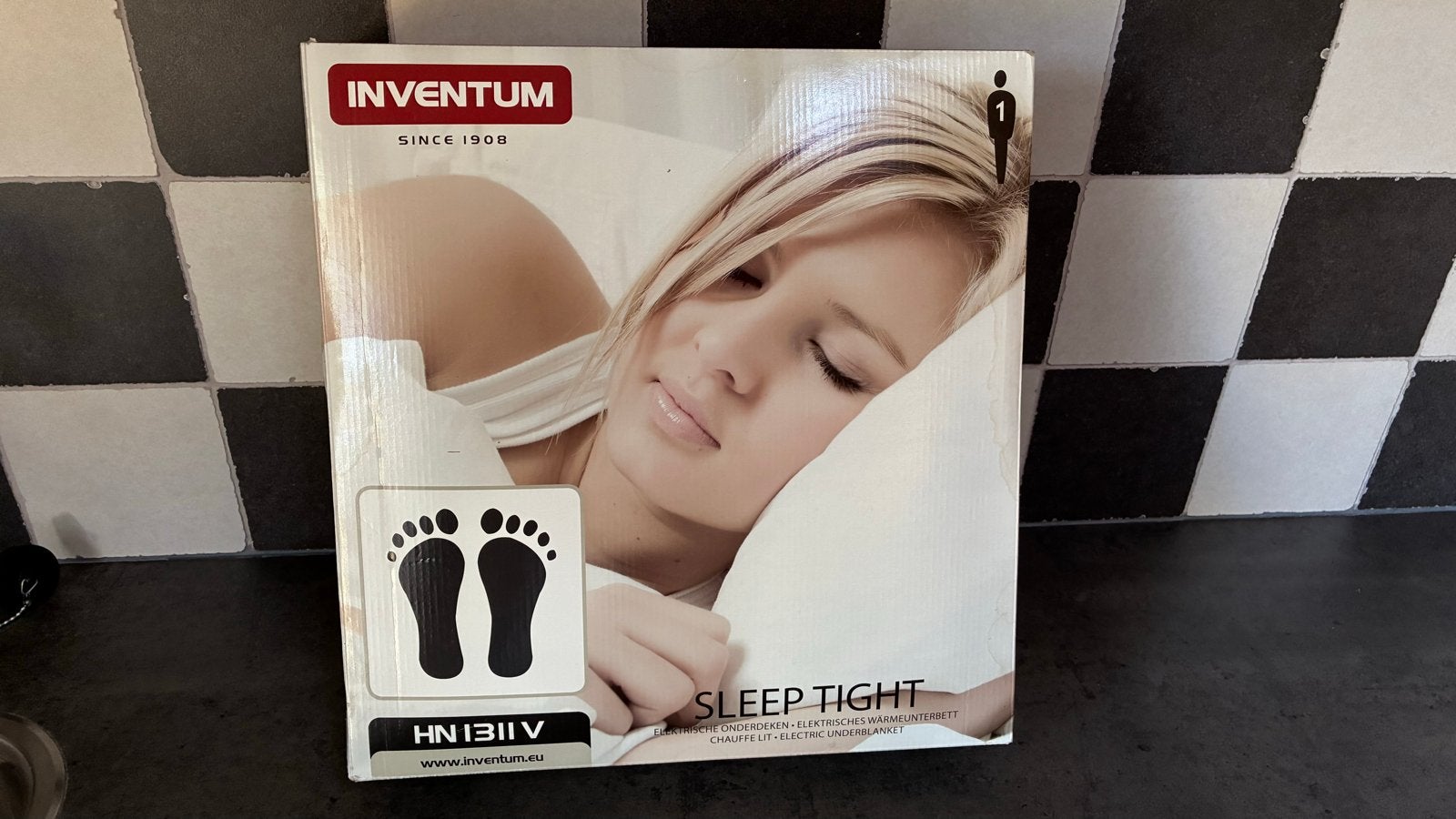 Inventum elektrische deken 150x80cm, Ophalen, Eenpersoons, Wit, Overige merken