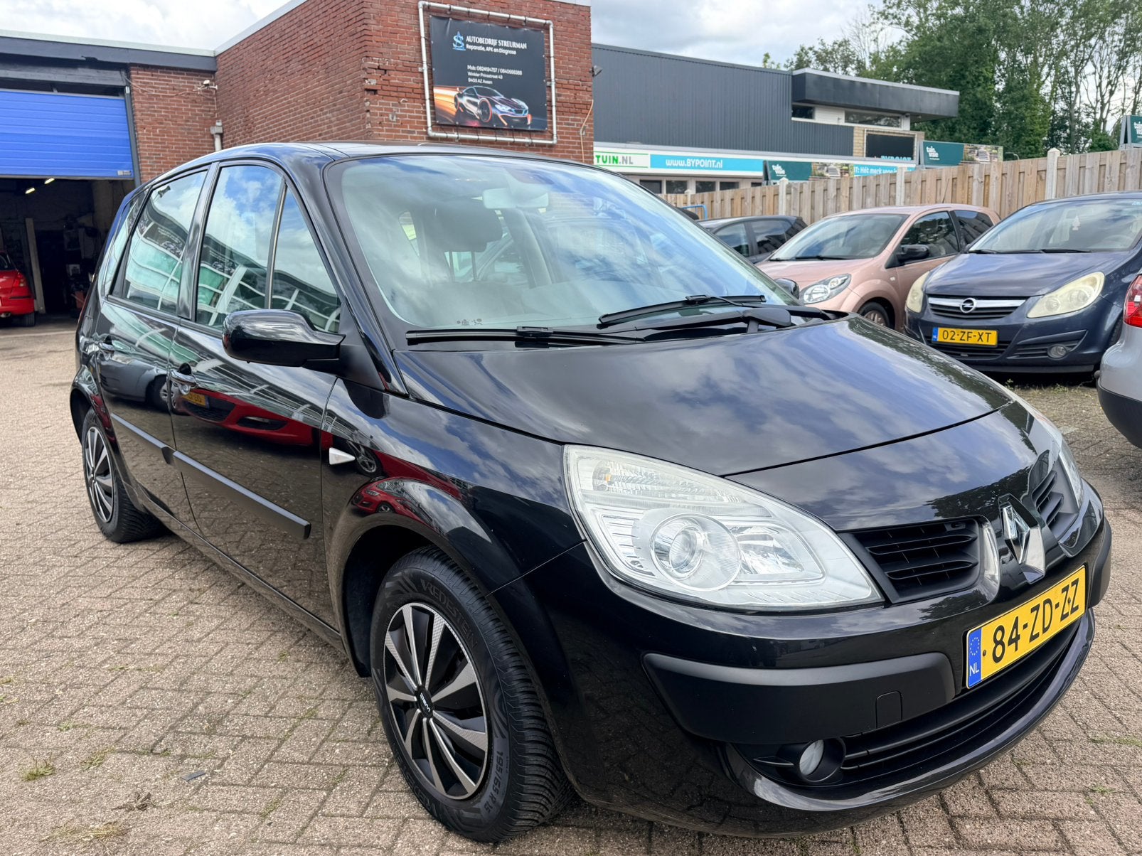 Renault Scénic 1.6 16V Panorama (2008) – NAP – APKtm01-27, Auto's, 1295 kg, 4 cilinders, Zwart, Origineel Nederlands